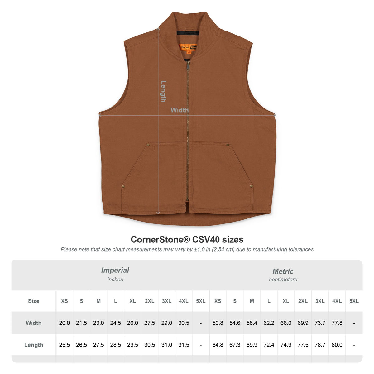 BRBD Duck Cloth Work Vest – Signature Range
