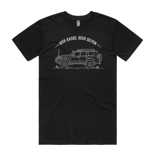Black front flat lay