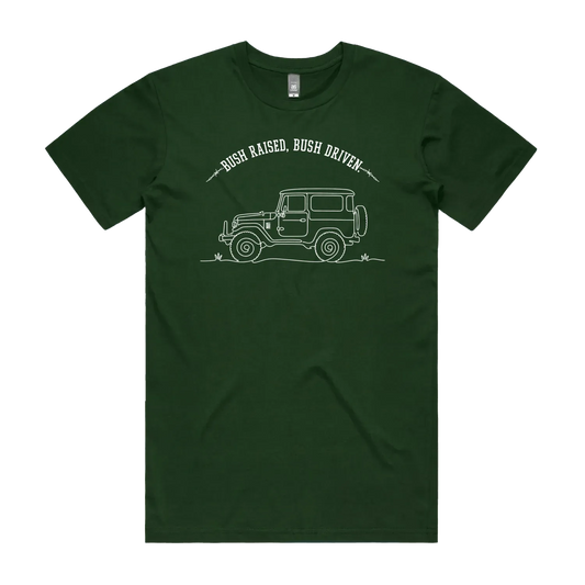 Forest Green front flat lay