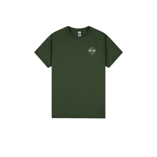 Forest Green front flat lay