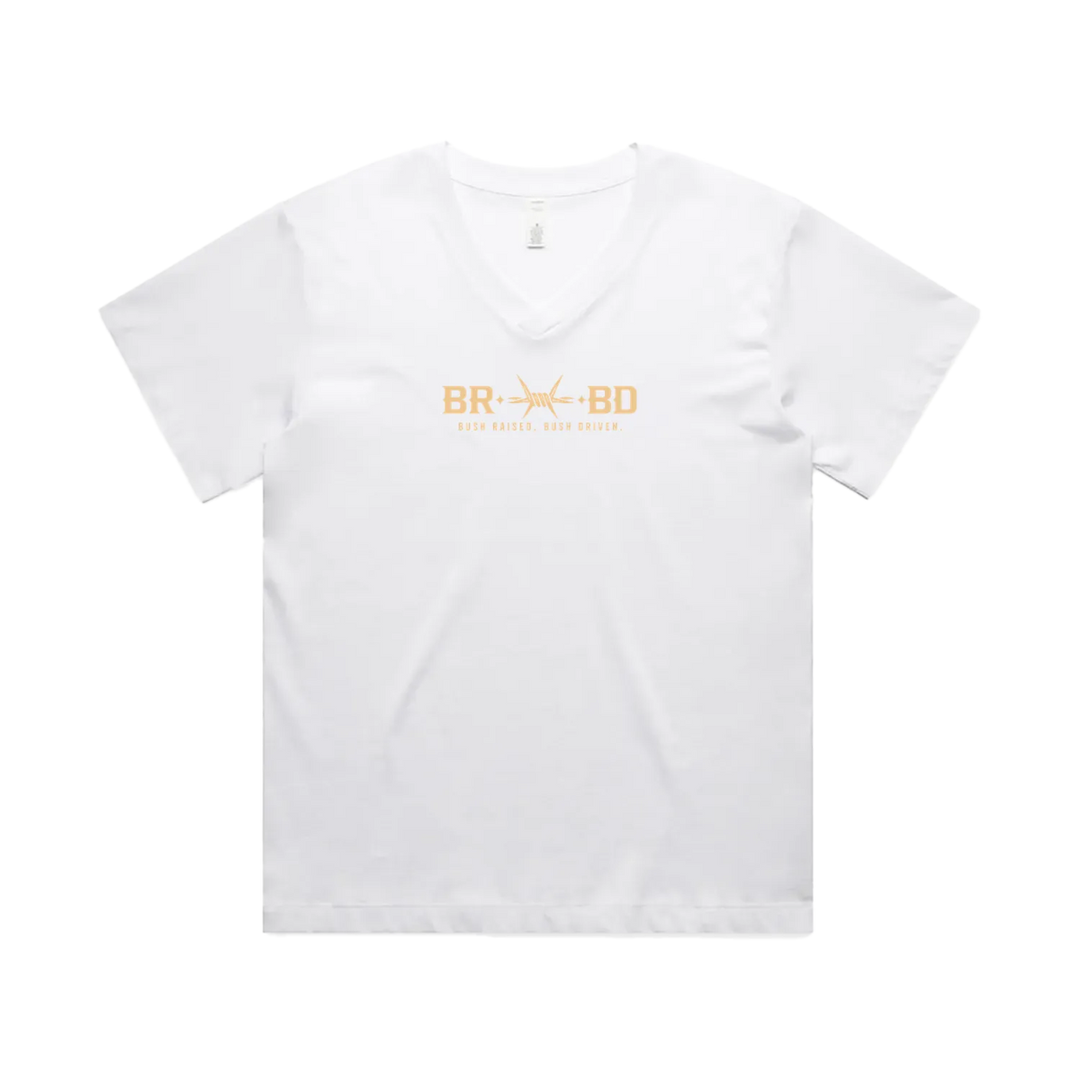 White front flat lay