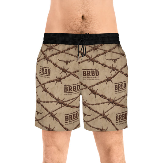 BRBD Barbed Wire Swim Shorts