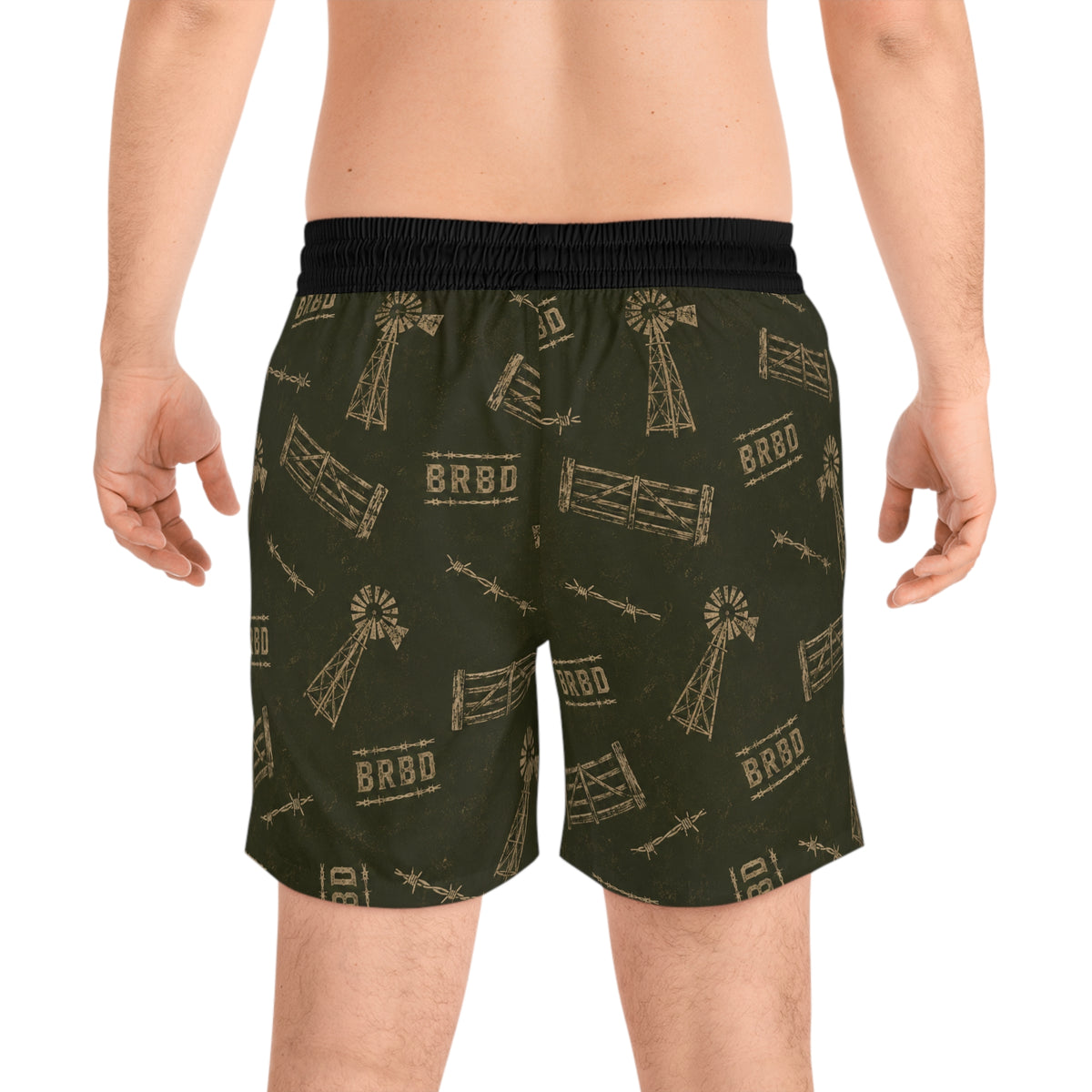 BRBD Rustic Windmill Swim Shorts