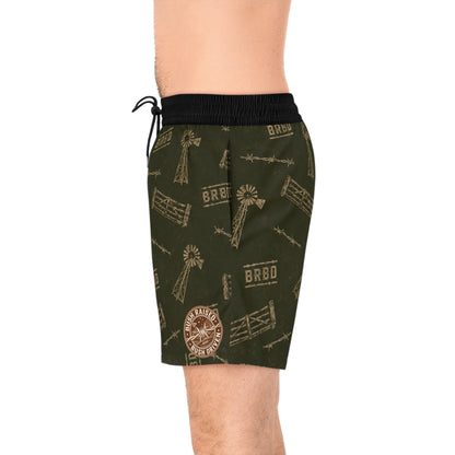 BRBD Rustic Windmill Swim Shorts