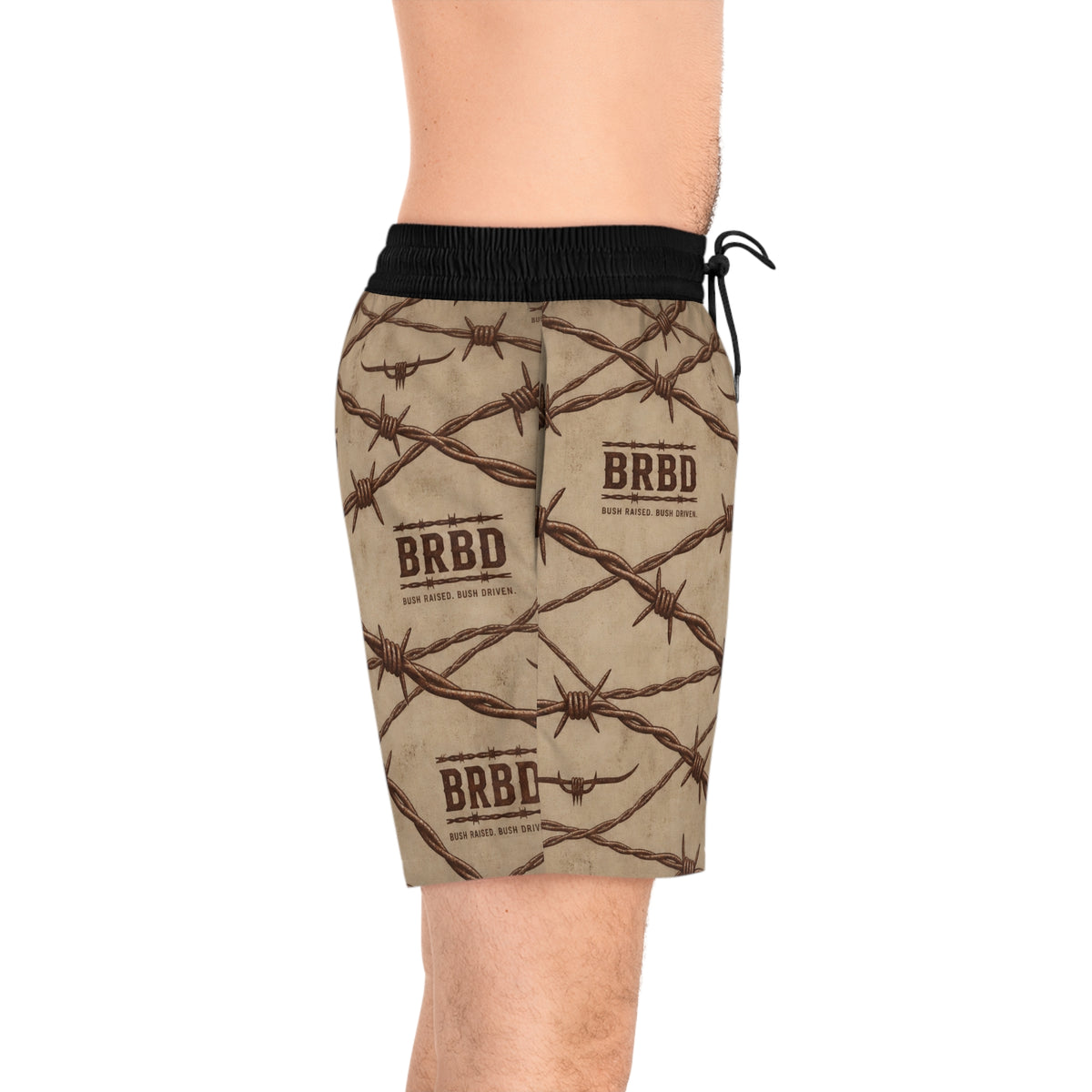BRBD Barbed Wire Swim Shorts