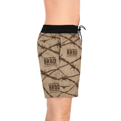 BRBD Barbed Wire Swim Shorts
