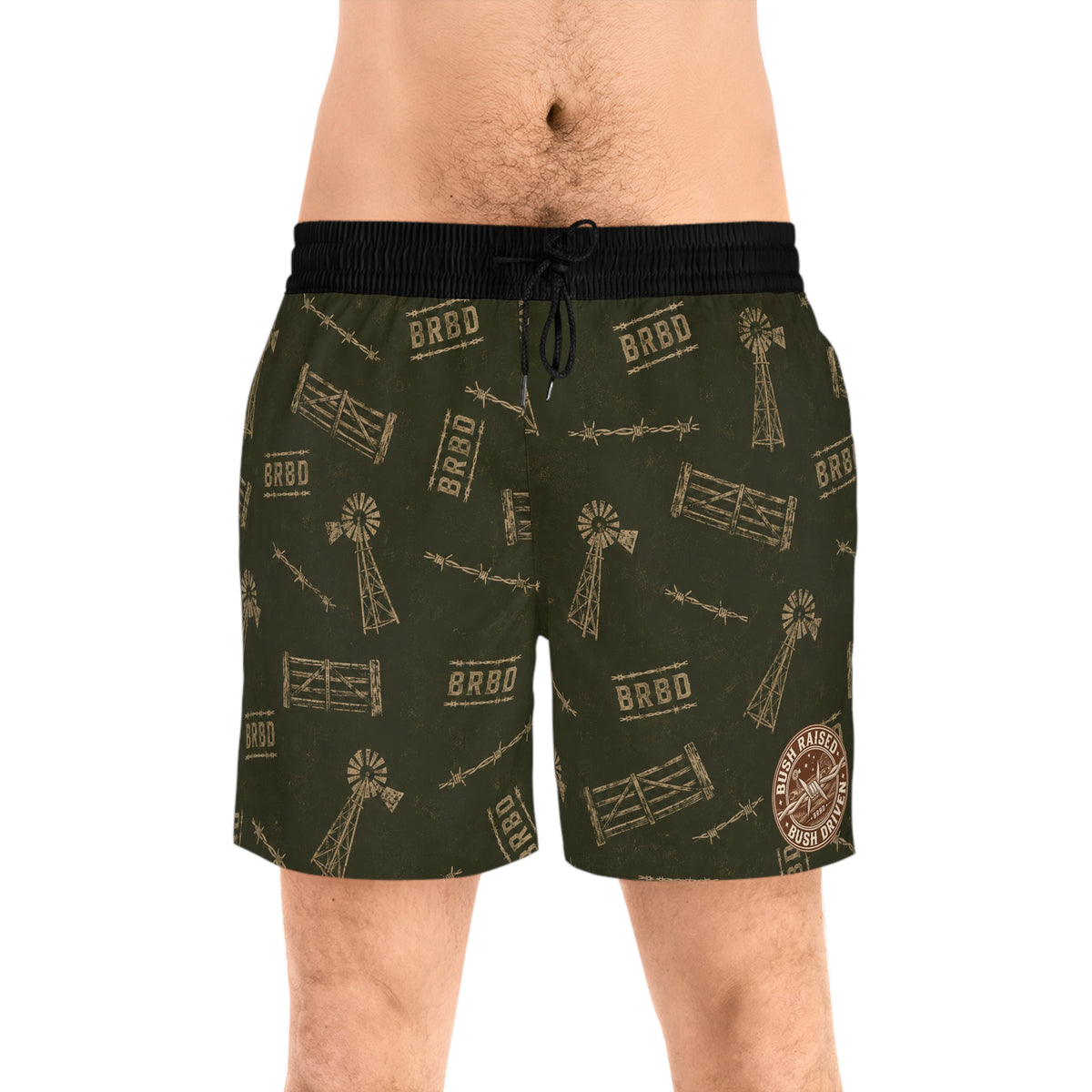 BRBD Rustic Windmill Swim Shorts