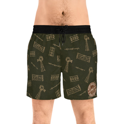 BRBD Rustic Windmill Swim Shorts