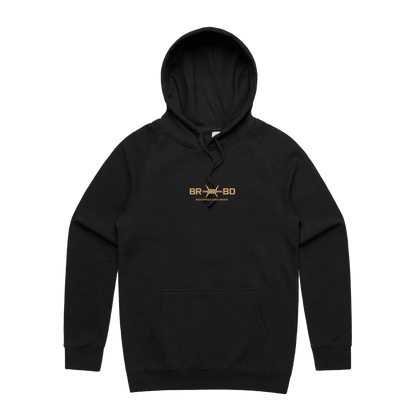 Black front flat lay