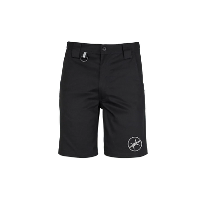 Black left flat lay