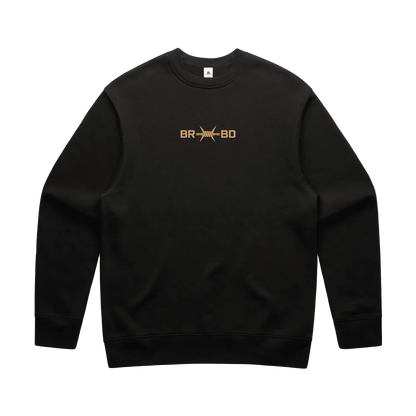 Black front flat lay