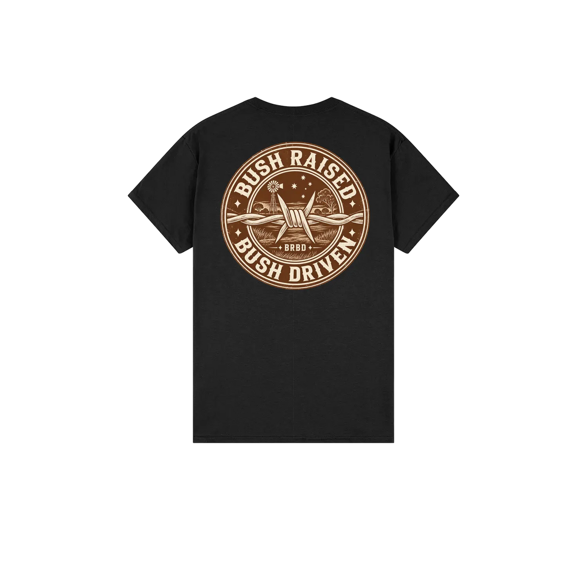 Black back flat lay