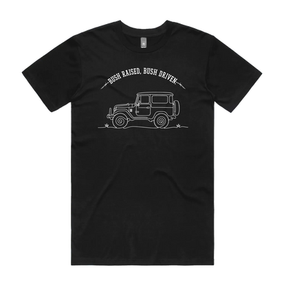 Black front flat lay