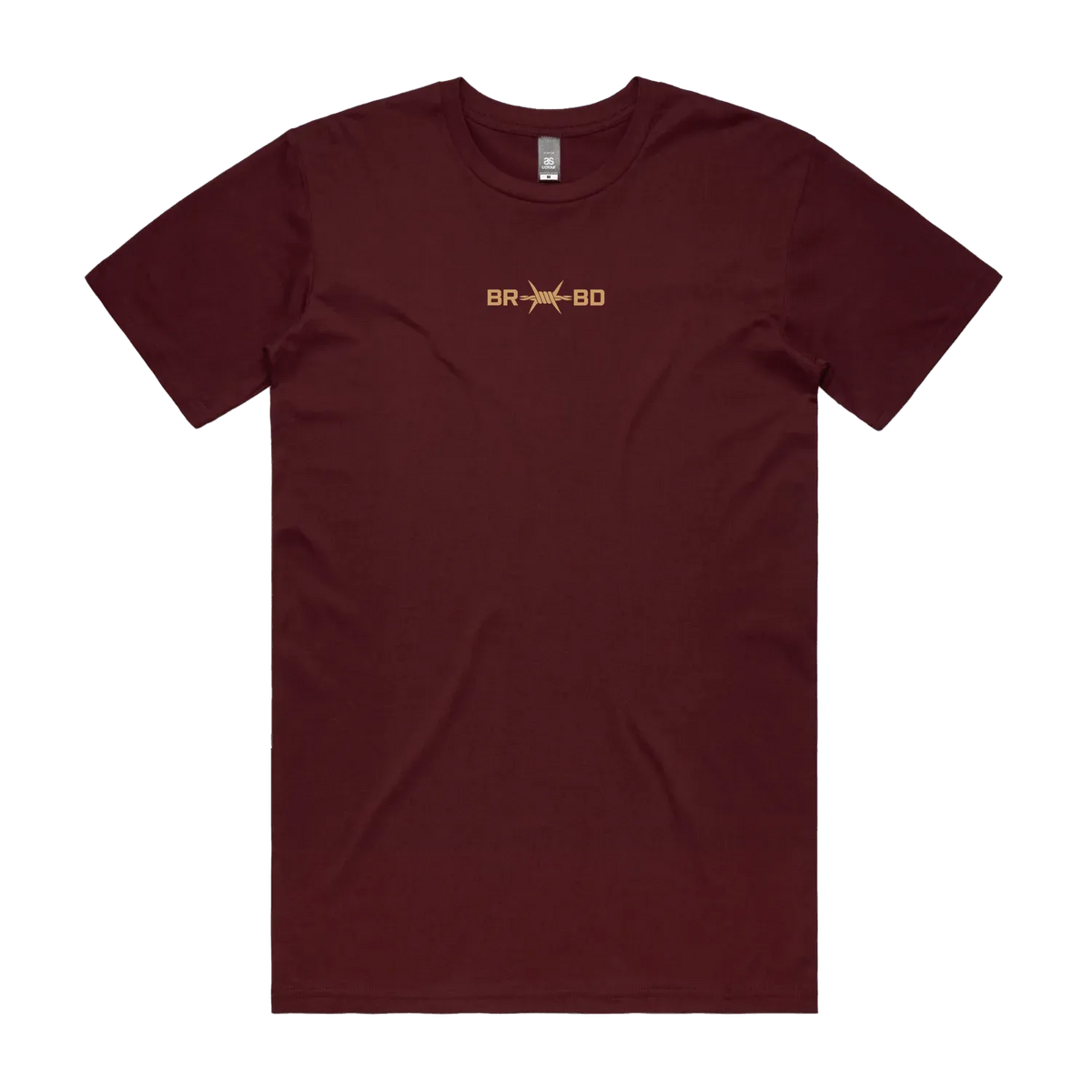 Burgundy front flat lay