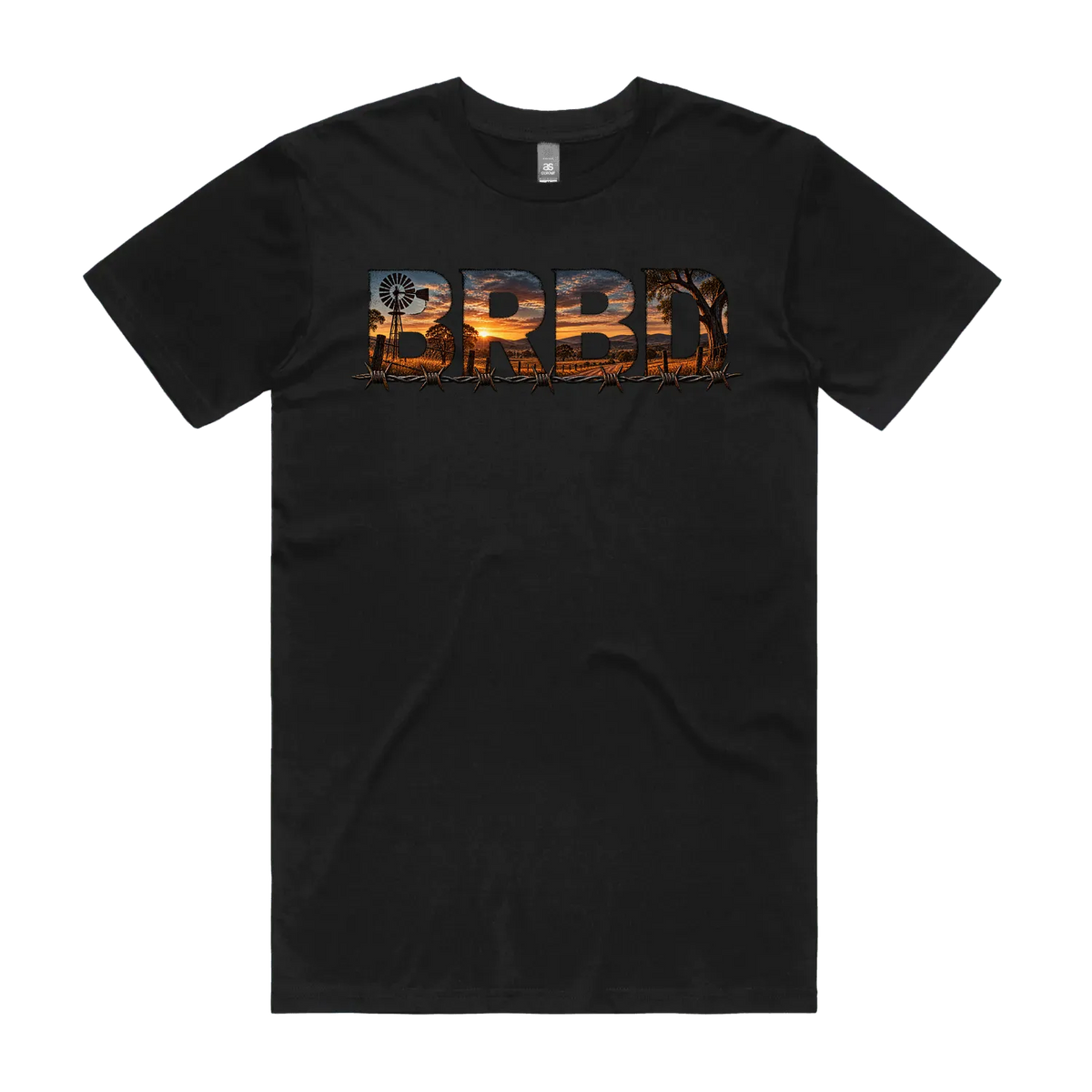 BRBD Country Silhouette Tee — Born in the Bush, Built for the Everyday