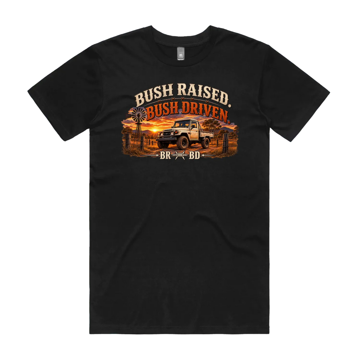 BRBD Bush Driven Ute Tee — Built for the Ones Who Live Behind the Wheel