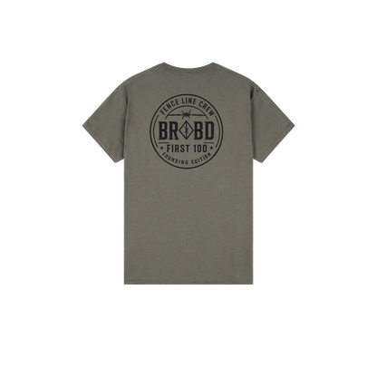Charcoal back flat lay