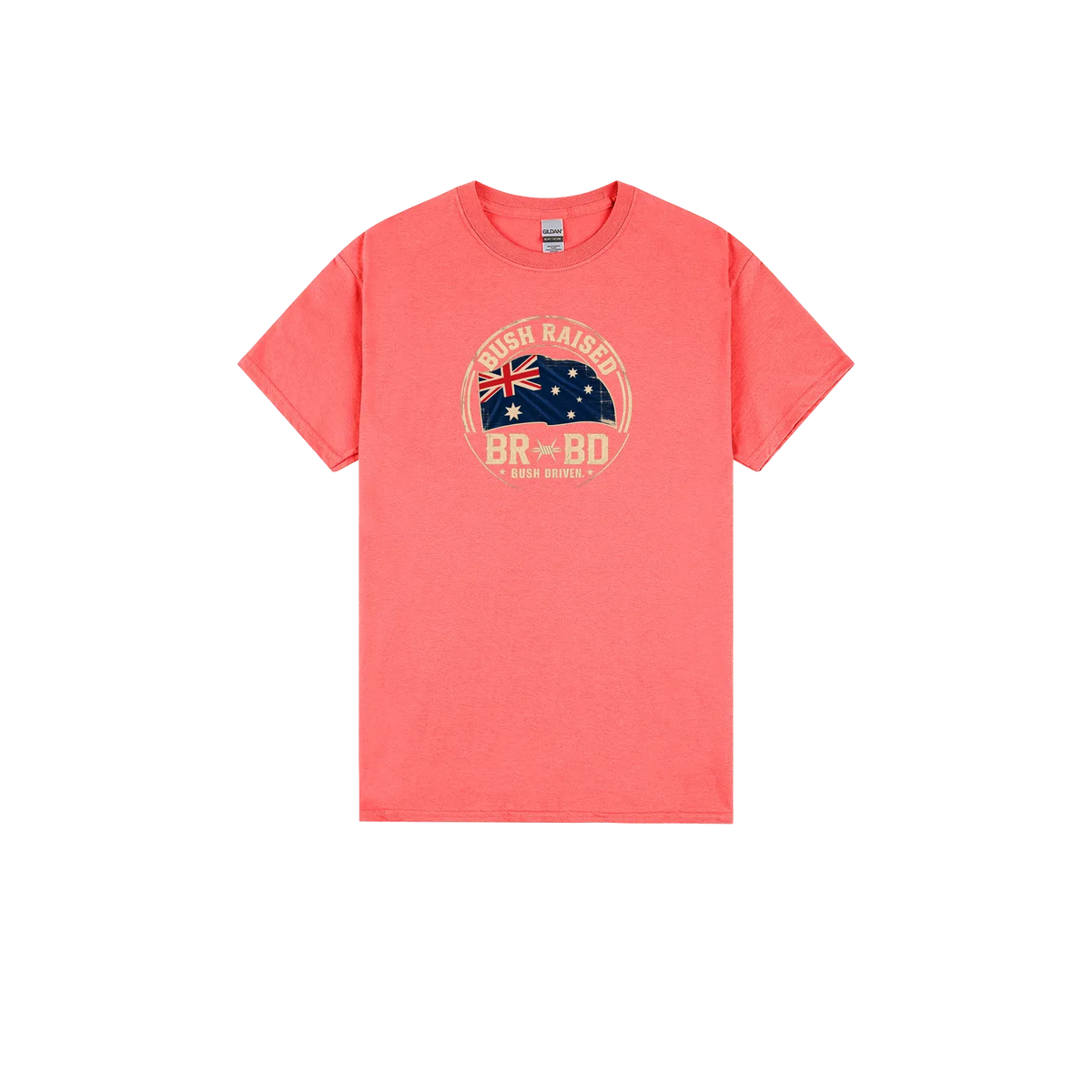 Coral Silk front flat lay
