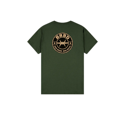 Forest Green back flat lay