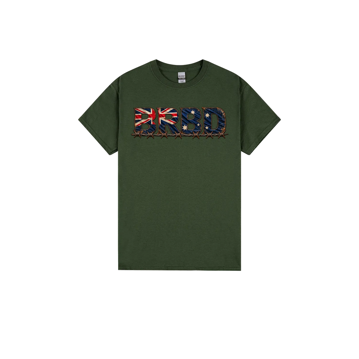 Forest Green front flat lay