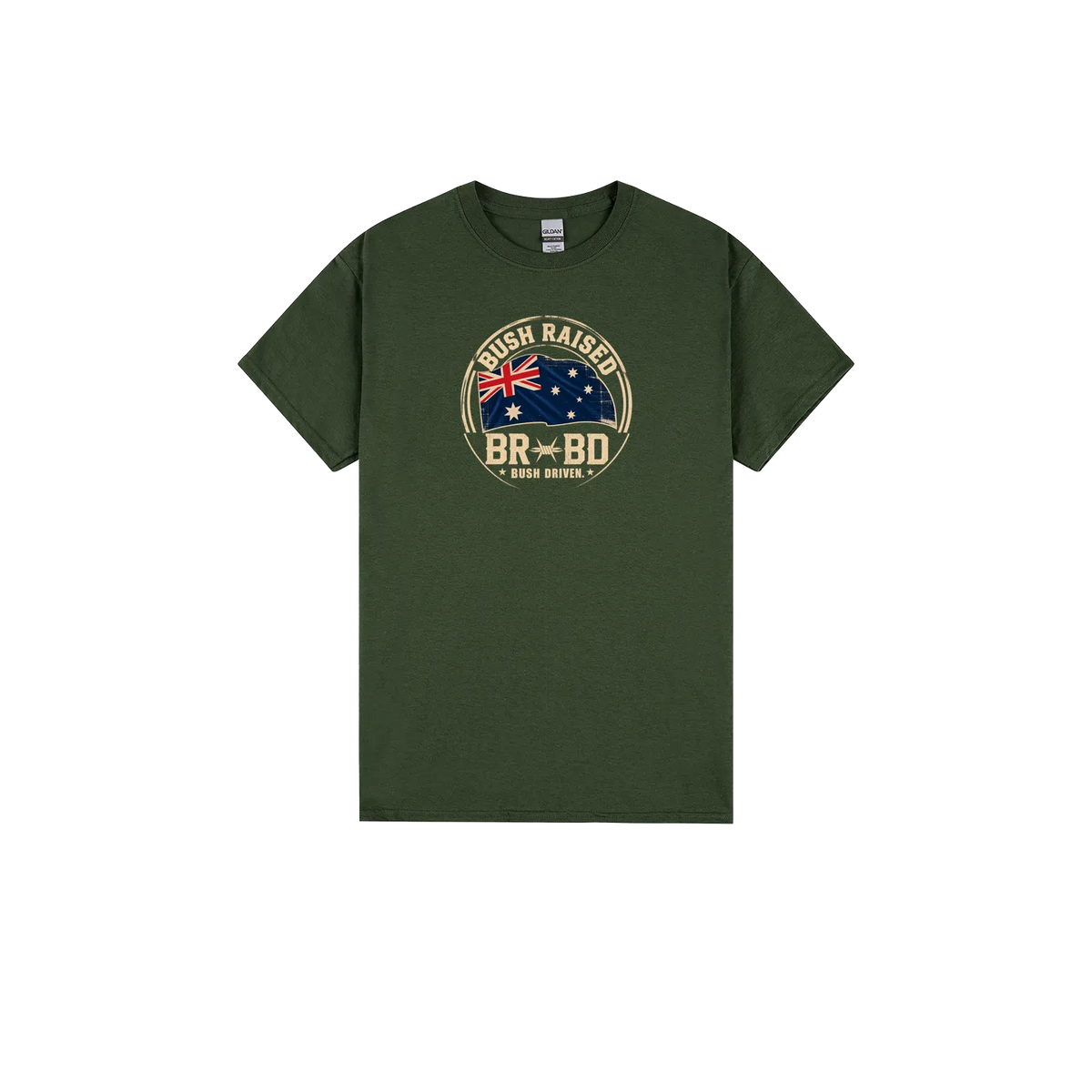 Forest Green front flat lay