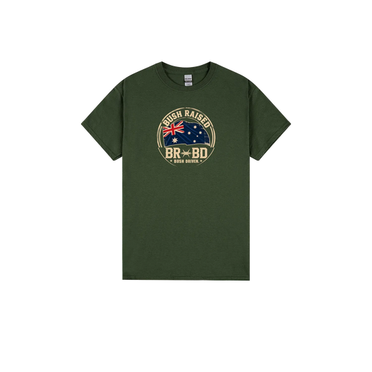 Forest Green front flat lay