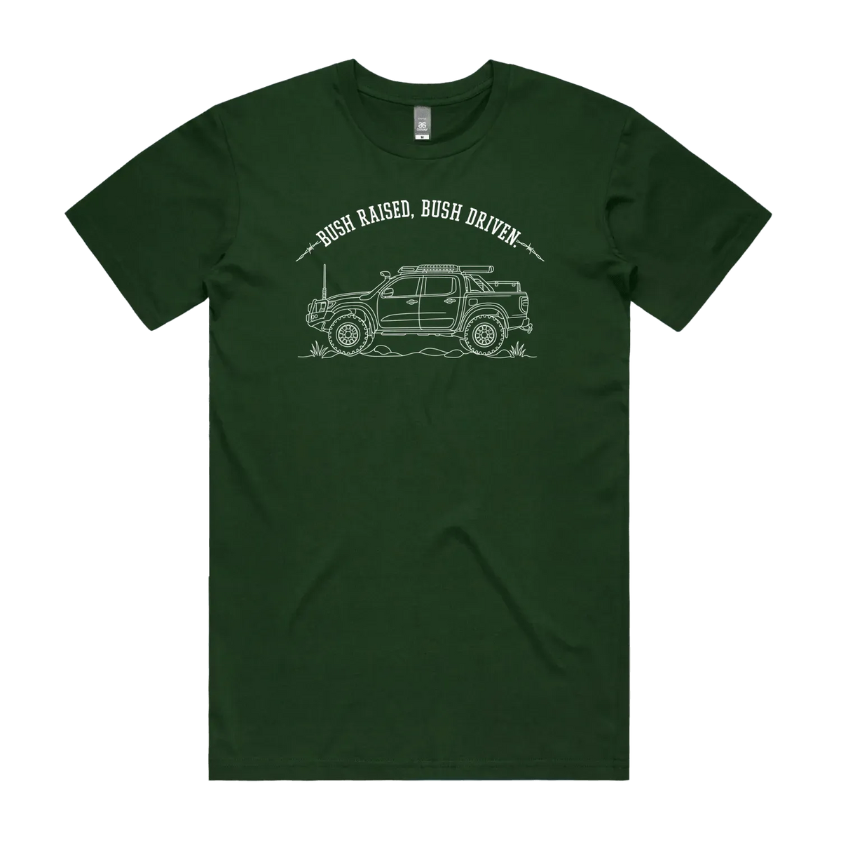 Forest Green front flat lay