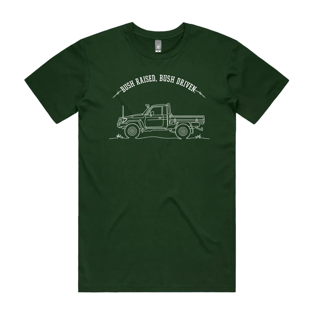 Forest Green front flat lay