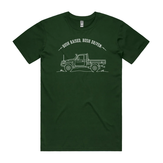 Forest Green front flat lay