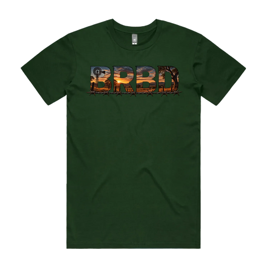 BRBD Country Silhouette Tee — Born in the Bush, Built for the Everyday