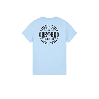 Light Blue back flat lay