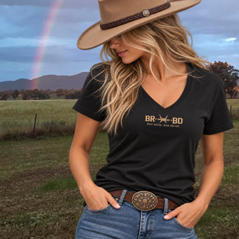 BRBD Women's V Neck Tee