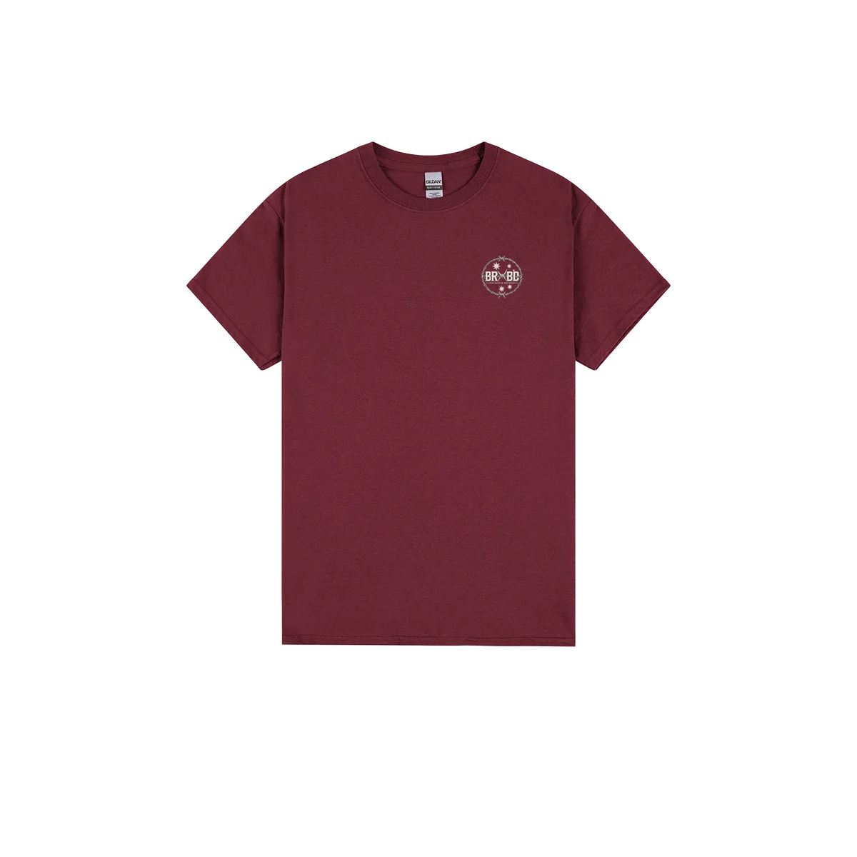 Maroon front flat lay