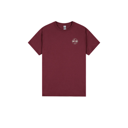 Maroon front flat lay
