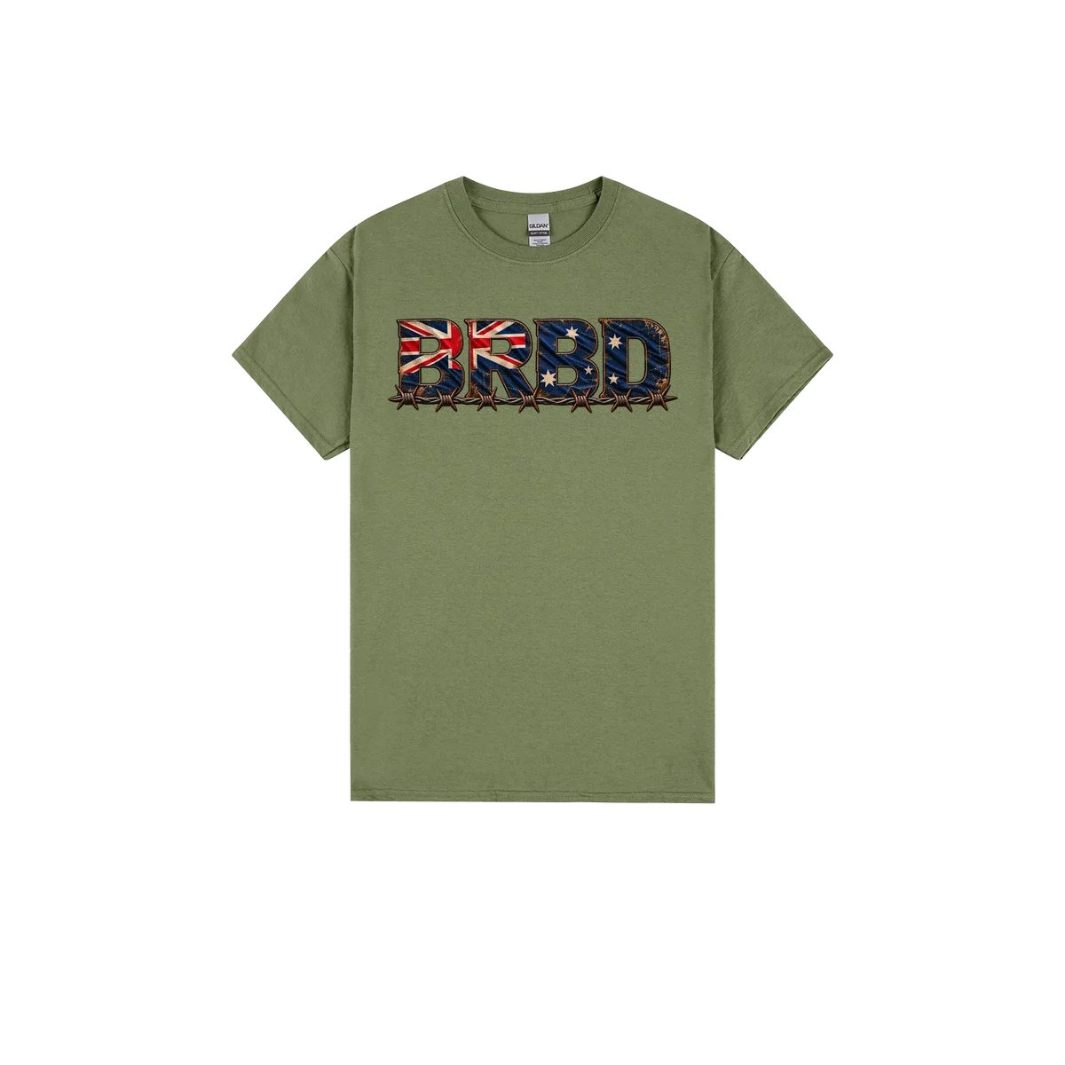 Military Green front flat lay