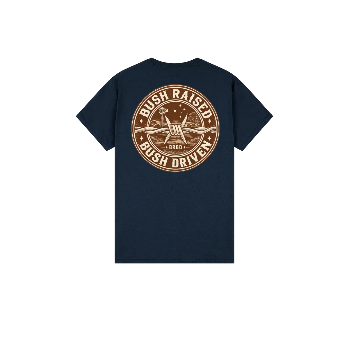 Navy back flat lay