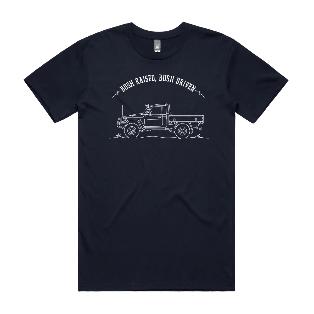 Navy front flat lay