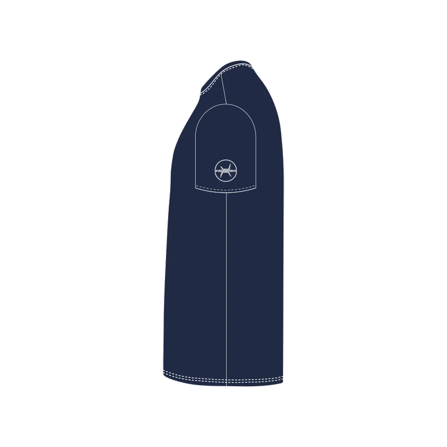 Navy left flat lay