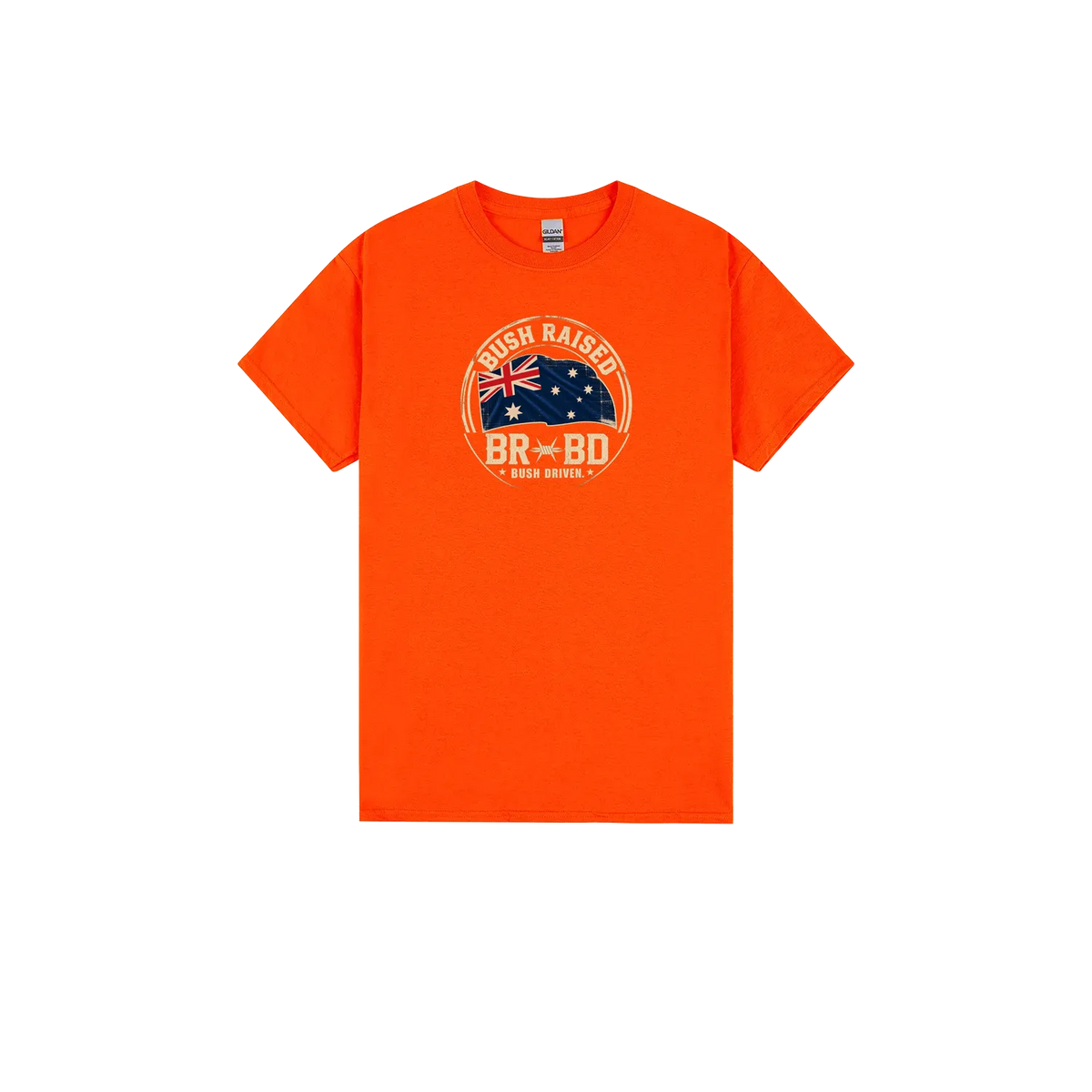 Orange front flat lay