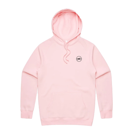 Pink front flat lay