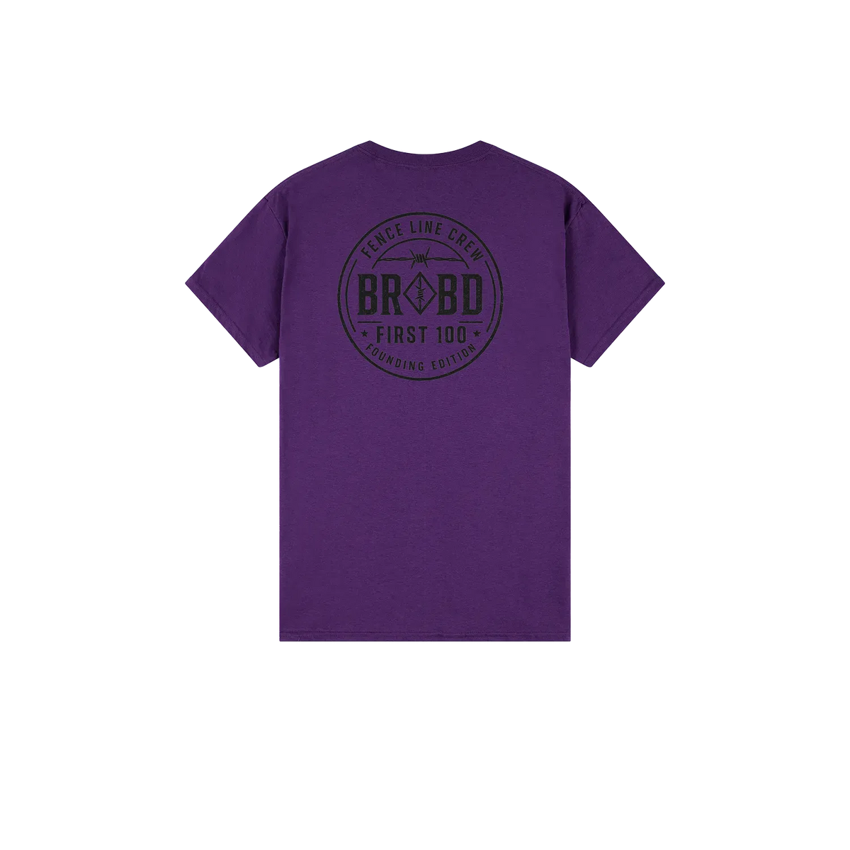 Purple back flat lay