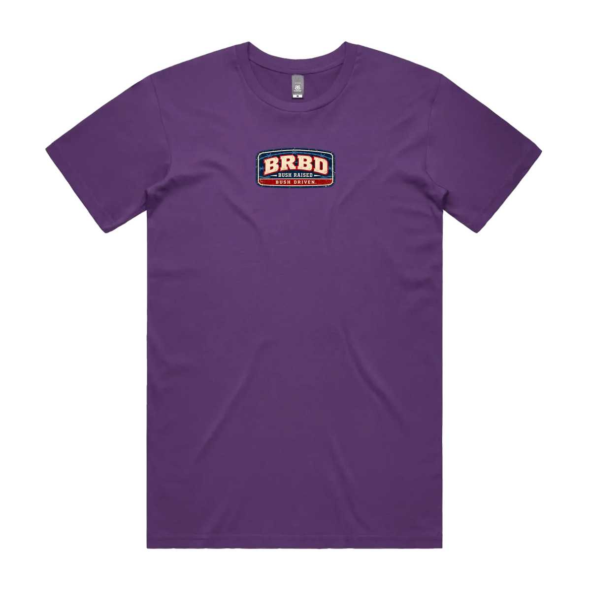 Purple front flat lay