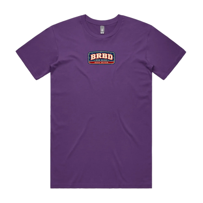 Purple front flat lay