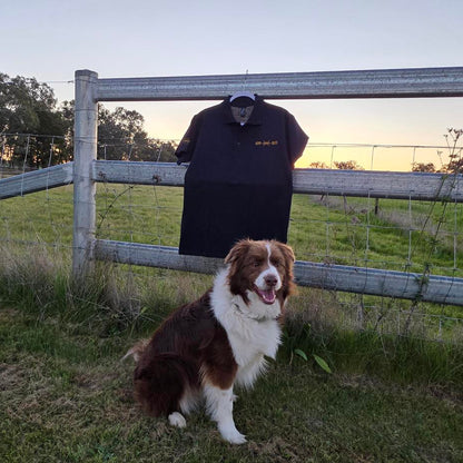 BRBD Signature Polo — Front Logo + Arm Symbol