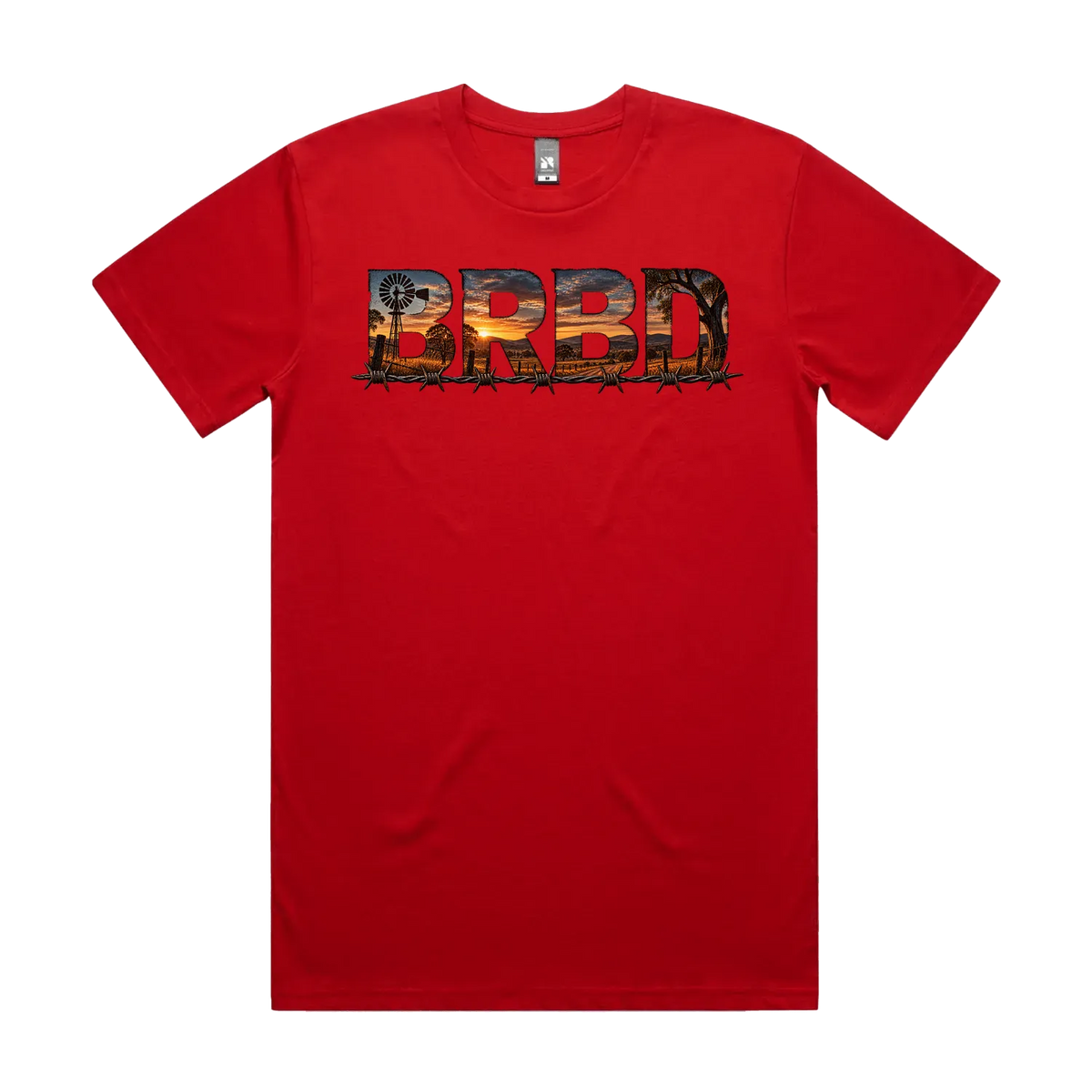 BRBD Country Silhouette Tee — Born in the Bush, Built for the Everyday