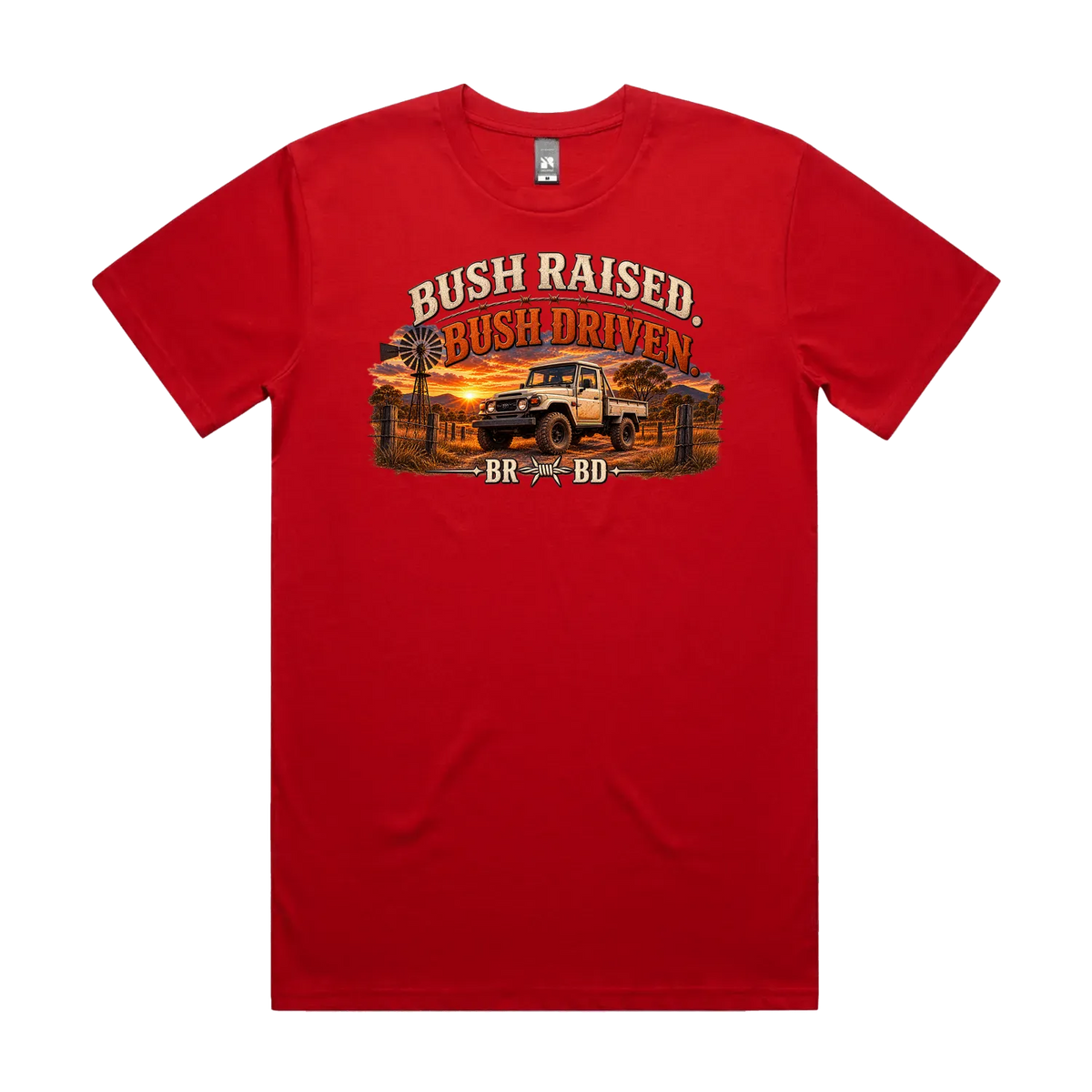 BRBD Bush Driven Ute Tee — Built for the Ones Who Live Behind the Wheel