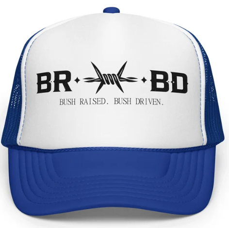 BRBD Foam Trucker Cap — Bush Raised. Bush Driven.