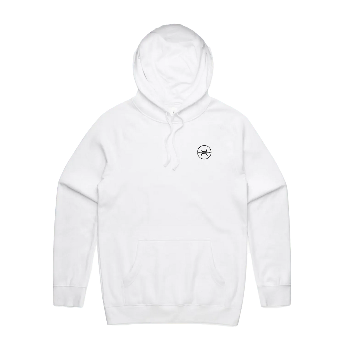 White front flat lay