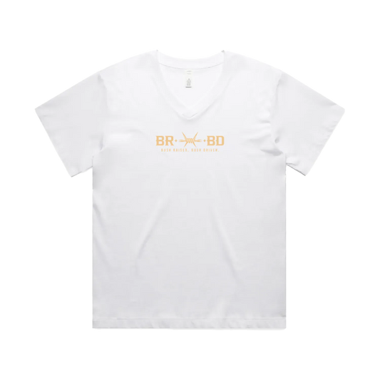 White front flat lay