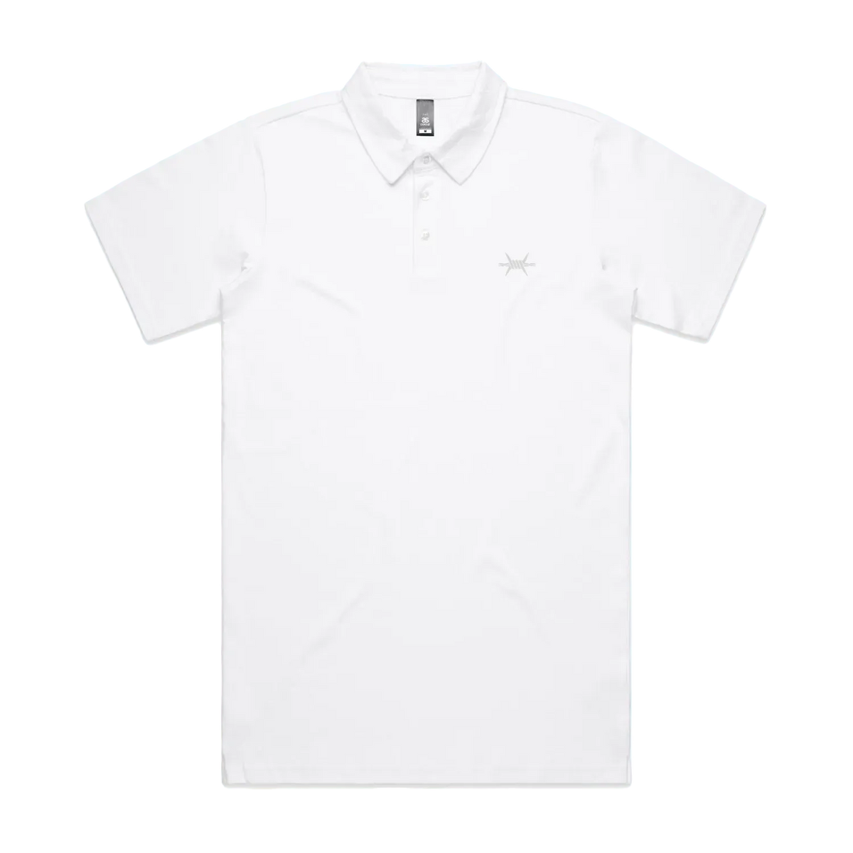 White front flat lay